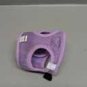 EcoBark Teacup Dog Harness - Step in Luxury Dog Harnesses for Teacup Breed Dogs - Reflective and Adjustable Mini Body Halter Vest -Tiny Soft Mesh Toy Breed Harness (Lavender, XXS) (XXS- 4 to 5 lbs- Chest Up to 11 in (Pack of 1))