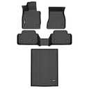 HAFIDI® Floor Mats & Cargo Liner Set Fit for BMW 2024 5 Series 530i and 530i xd, All Weather Protection TPE Anti-Slip Automotive Full Set Floor Liners Custom Accessories - Black