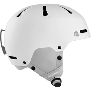 Retrospec Comstock Youth Ski & Snowboard Helmet for Kids - Durable ABS Shell, Protective EPS Foam & Cooling Vents - Adjustable Fit for Boys & Girls (55-58 M, Matte White)