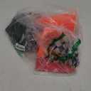 24 Pcs Race Car Theme Birthday Party Supplies, 8 Pcs Traffic Cones, 12 Black and White Checkered Flags, 2 27.5" Inflatable Tire Tubes, Black Floor Runner, Checkered Tablecloth(Vivid Style)