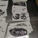 Halloween Temporary Tattoo Face Stickers - 5 Sheets Temporary Tattoos Fake Stickers for Halloween Makeup Costume Party Cosplay Dress Up Accessories