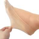 3-9 Pairs No Show Socks Women Nylon Ultra Low Cut Non-Slip Thin Liner Socks Invisible Hidden Socks for Flats