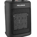 Pelonis 1500-Watt 9 in. Electric Personal Ceramic Space Heater with Thermostat CH1001 