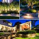 5W Retaining Wall Lights,7 inch LED Hardscape Lighting, Waterproof Low Voltage Landscape Lights,12V Step Lights Outdoor,3000K Soft White Patio Walls Stairs Lighting,12-Pack with Connectors