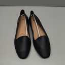 Women's Tile-Toe Flat Shoe Size 8/39, Black 