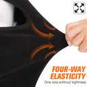 GXCROR Balaclava Ski Mask Fleece Balaclava Face Mask for Men Women Winter for Cycling Motorcycle,Snowboarding and Skiing (Black)