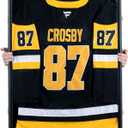 Hockey Jersey Display Frame: 28x36 in Large Memorabilia Case Shadow Box with Lock for Military Football Basketball Baseball Uniforms Man Cave Decor Sports Fans Gift