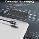 PIOEVTKA 130W USB C Type C Adapter Laptop Charger Compatible with Dell XPS 15 2in1 9575 Precision 5530 2in1 5550 5750 3560 3550 3551 Latitude 7410 7310 7210 9410 9510 9575 5420 5520 5510 Power Cord