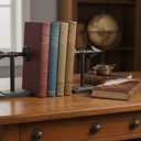 Vintage-Inspired Cast Iron Arrow Bookend Set