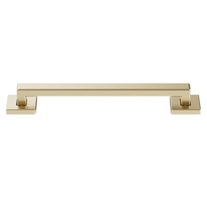 Joyrain ADA Square Grab Bar 16/24/32 Inch - 500lb Capacity Safety Rail for Elderly, Non-Slip Bathroom Handle (Matte Gold, 12 inch)