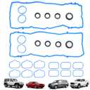 3.6L Valve Cover Intake Manifold Gasket Set Compatible with Jeep Dodge Chrysler 200 300 Wrangler Cherokee Journey Challenger Charger Durango Ram 1500 ProMaster 3.6 V6 2011-2020 VS50805R 5184596AE (Blue)