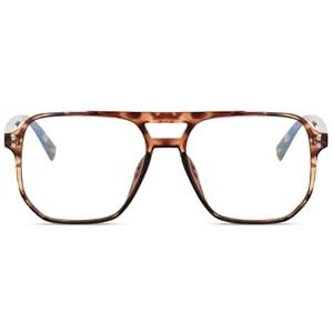 livho Blue Light Blocking Glasses Women/ Men, Blue Oversized Aviator Vintage Glasses, Blue Light Glasses, Eyewear frame
