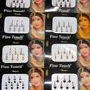 8 Pack - 56 Silver, Golden,Black,Multicolored Face Jewels crystal