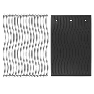 Cooking Grids and Reversible Griddle for Napoleon Rogue 425 Series Grill