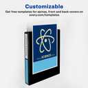 Avery Durable View 3 Ring Binders, 3" EZD Rings, 6 White Binders (09701)