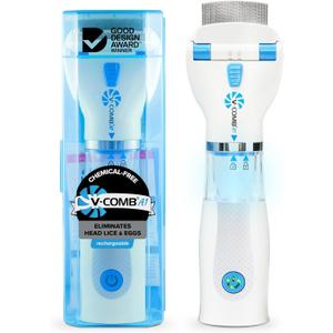 A1 Rechargeable Chemical-Free Lice Removal Electric Comb, Pack of Refill Filters, Natural Head Lice Solution for Children & Adults, Electric Lice Vacuum Comb, for All Hair Types, Gentle Lice Care