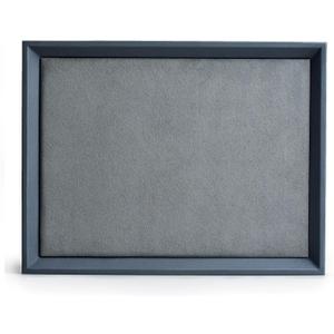 Oirlv Premium Leather Flat Jewelry Tray Jewelry Display Organizer Valet Tray for Nightstand or Dresser Organizer (Medium)