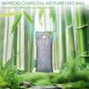 Activated Charcoal Odor Absorber, 6 Pack Natural Shoe Odor Eliminator, Bamboo Charcoal Air Purifying Bags, Sneaker Deodorizer and Moisture Absorbers for Clean Footwear, Shoe Odor Remover