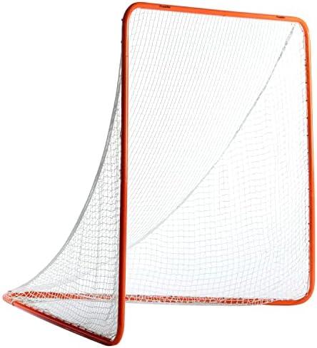Franklin Sports Official Size Lacrosse Goal - Portable Steel Backyard Lacrosse Net for Kids + Adults - Lax Training Equipment - 72" x 72"