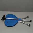 Hold 440 lbs Folding Canes with Seat Walking Stick Height Adjustment Cane Seat Capacity Frosted Handle with Magnetic Therapy Stone Crutches Stool (Blue)