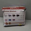 Homemate Electric Heated Blanket Full Size - 72"x84" Heating Blanket Full Size 1/2/4/6/8 Hours Auto-Off 10 Heat Level Over-Heat Protection Luxury Faux Fur Sherpa ETL Certification