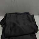 NICETOWN Blackout Curtains 45 Inches Long Kitchen Drapes, Black Solid Thermal Insulated Grommet Blackout Drapery Panels for Window (2 Panels, 42 Inch Wide by 45 Inch Long, Black)