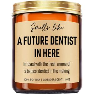 Funny Future Dentist Candle, Dental Hygienist Graduation Gifts, Dental Hygiene, Dental Office Decor, Dentist Gifts for Women, Men, Coworkers, School Students, Dentists Appreciation Presents