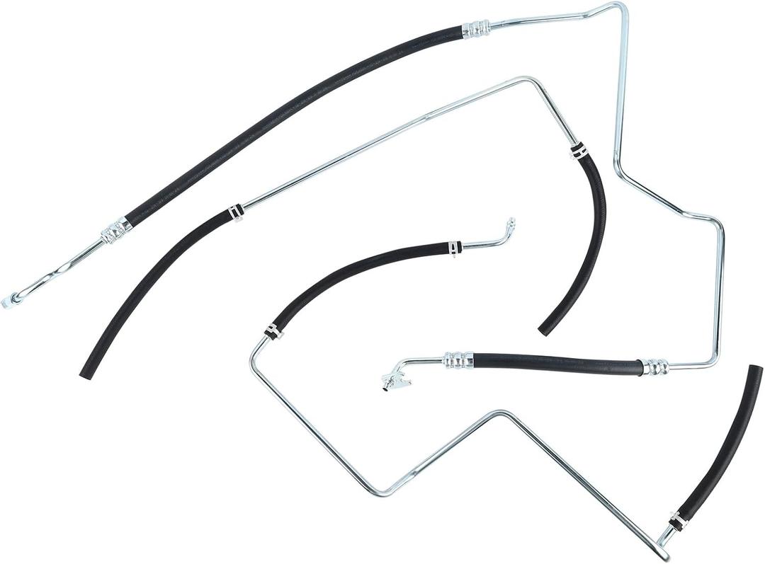 3cs Power Steering Pressure and Return Line Hose Assembly, Fit for Chevy Trailblazer EXT Envoy XL 9-7x 2002-2009, for Isuzu Ascender 2003-2008, for GMC Rainier CXL 2004-2007, Part# 15194364