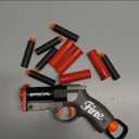 YUCCKYOU Shell ejecting Pistol Soft Bullet Toy Gun Cheap Cool Stuff Realistic Look Real Hand Guns Stress Shot Dart Fake Shooting Game for Adult Under 10 Dollar Gifts for Age 14 Years Old (Gray)