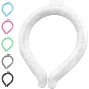 Neck Cooling Tube, Cooling Wrap for Summer, Reusable Ice Ring Neck Cooler for Heat Outdoor Sports,Outdoor Workers