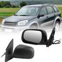 Left Driver Side Mirror Compatible with Toyota RAV4 2009 2010 2011 2012 Power Manual Folding Non-Heated US Built Door Mirrors (3 Pins)