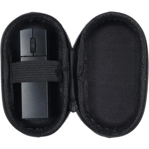 Ultra Small Bluetooth Wireless Mouse, Dual Mode (BT+2.4G) Noiseless Rechargeable (with Mouse Case), 1200 DPI Slim and Portable Mini Travel Cordless Mice for PC Computer Laptop (Black)