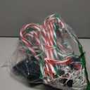 Christmas Candy Cane Pathway Markers Lights, Outdoor Christmas Decorations for Yard Patio Porch Garden Walkway, Candy Cane Christmas Decor with 32 LED, (Red & Green)