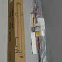 Retractable Baby Gate for Stairs, 55" Wide Mesh Dog Gate Indoor, 34" Tall Child Gate for Doorways, Hallways, Deck, Indoor Outdoor Pet Baby Safety Essentials for Home, Grey (Gray)