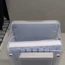 Upgrade Bread Slicer for Homemade Bread with Bread Box, Bread Slicing Guide Adjustable Width, Foldable and Compact Cutting Guide with Crumb Tray, Suitability for Homemade Bread, Bagels,Cakes