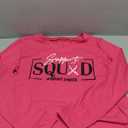 Casual V Neck Shirt for Women Funny Letter Graphic Long Sleeve Tee Holiday Party Family Matching Tops Large