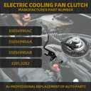 Dasbecan Engine Radiator Cooling Fan Clutch 3282 Compatible With Cummins diesel 5.9L 6.7L L6 Dodge Ram 2500 3500 4000 4500 5500 Replaces# 55056990AC 55056990AA 55056990AB