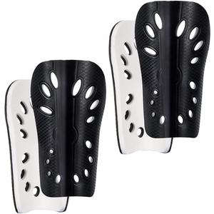 Youth Soccer Shin Guards for Kids Shin Pads Child Calf Protective Gear Protective Soccer Equipment for Boys Girls Toddler Teenagers 3-15 Years Old (Black + Black)