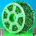 Christmas Lights 500LED 164FT, Waterproof Christmas Tree Lights with 8 Modes, Remote Control 3 Timers & Memory Function Xmas Decorations for House and Holiday (Green)