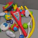 Mini Tudou Musical Baby Crib Mobile Toy with Lights and Music, Star Projector Function and Cartoon Rattles, Remote Control Musical Box with 108 Melodies, Toy for Newborn Sleep (Plane)