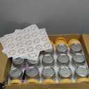 30 Pack 8oz Mason Jars with Lids,Half Pint Canning Jars,Small Glass Canning Jars,Samll Mason Jars for Jam, Honey,Candy,Spice