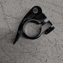 25.4mm Bike Seat Post Clamp Fits 22.2mm Seat Post Tube, Aluminum Alloy Quick Release Adjustable Bicycle Seatclamp for 22.2mm Bike Tube(#2)