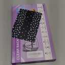 Oraben Clear Backpack for Stadium Events Clear Bag Small Stadium Backpack Waterproof 12x6x12 for Women Men Adult Concert Sports (Black)