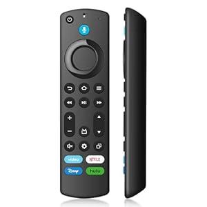 Replacement Remote Control Compatible with Fire Smart TV Cube & Firestick Remote (2nd/ 3rd Gen/ 4K/ Lite/ 4K Max) with Voice, for Omni Fire Series Insignia, Pioneer Smart TV 3rd Gen