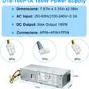 Upgraded D18-180P1A L08404-002 180W Power Supply L07658-003 PSU Compatible with HP ProDesk 400 G5 SFF 600 G3 SFF,901764-003 L07658-001 PA-1181-3HB DPS-180AB-30A 901765-003 D18-180P1A Power Supply