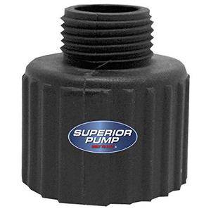 Superior Pump 99006 1-1/4" FIP to 3/4" MIP Garden Hose Adapter, Pack 3
