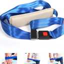 Mobilization pt Belt 2026 New with Adjustable Thick Pad - Mobilization Belt Physical Therapy, Exercise Stretch Straps for Physical Therapy Designed for Physical Therapist, Stretching, Mobility Blue