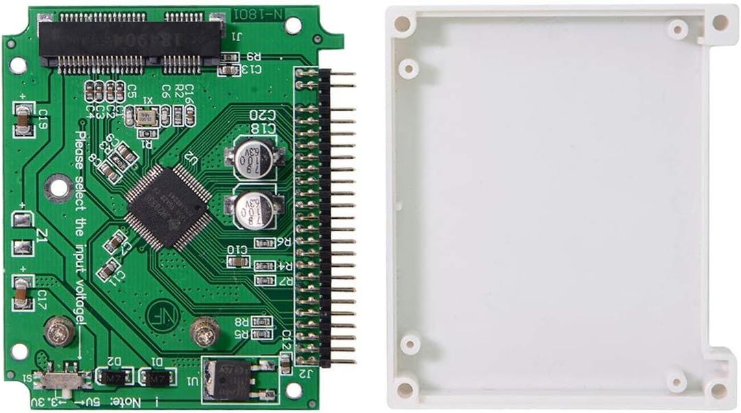 chenyang mSATA Mini SATA SSD to IDE 44Pin 2.5 inch Half-Heigh Hard Disk Case Enclosure Box for Notebook Laptop