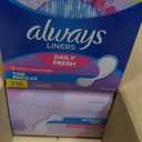 Always Panty Liners for Women Daily Liners, Regular Absorbency, Unscented, 216 Count x 2 (432 Total)