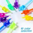 3 x 10PCS Children Finger Reading Stick,Teacher Pointer Finger Stick for Classroom, Point Reading Pen,Kindergarten Student Teacher Teaching Reading Finger Shape Mini Pointer Stick (Transparent)